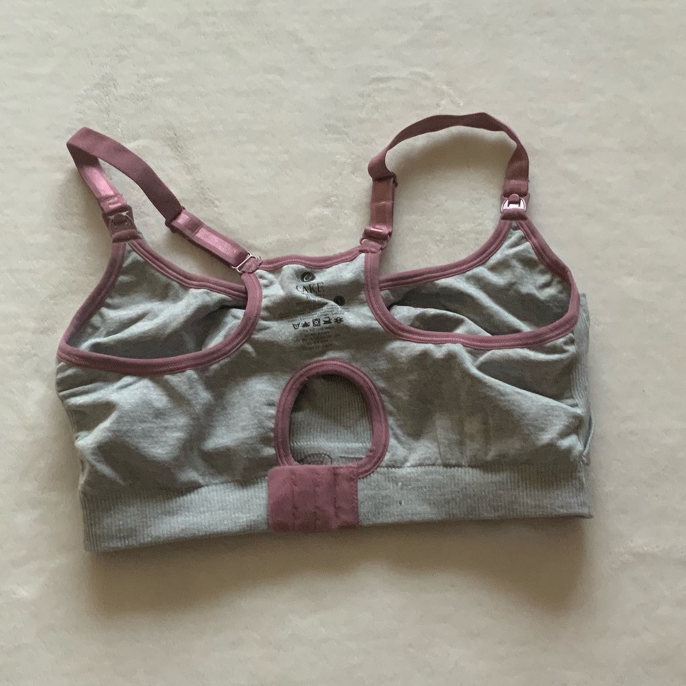 Cake Maternity Cotton Candy Seamless Sleep & Yoga Wire-free Nursing Bra - Picture 11 of 13